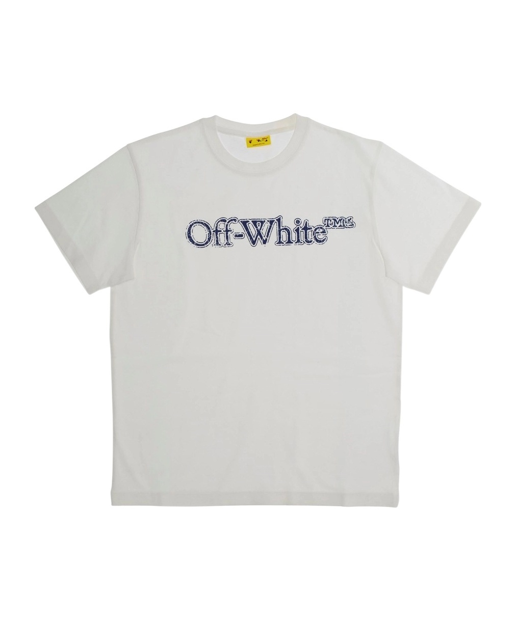 Off-white Kids' Crew Neck T-shirt In White