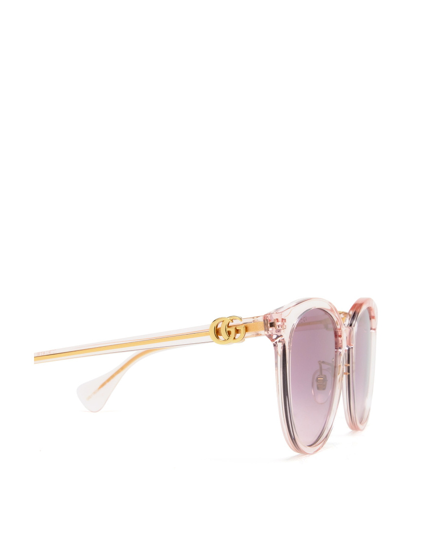Gucci Eyewear Square Frame Sunglasses In Pink