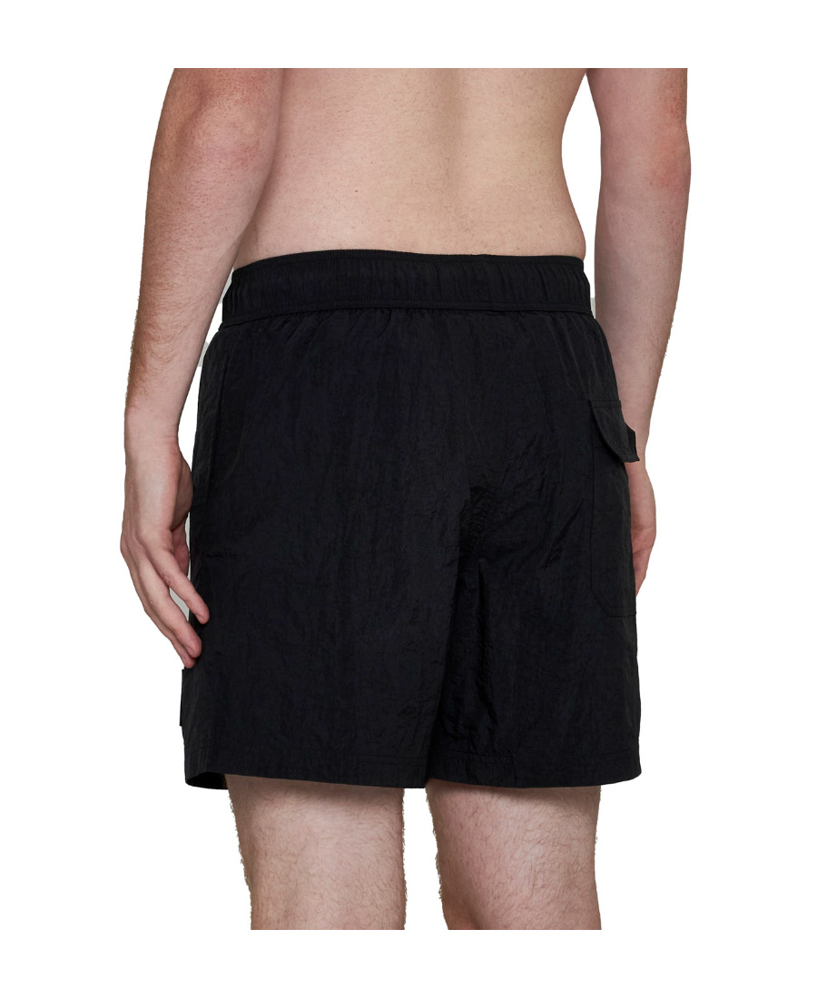 Palm Angels Swim Shorts In Black