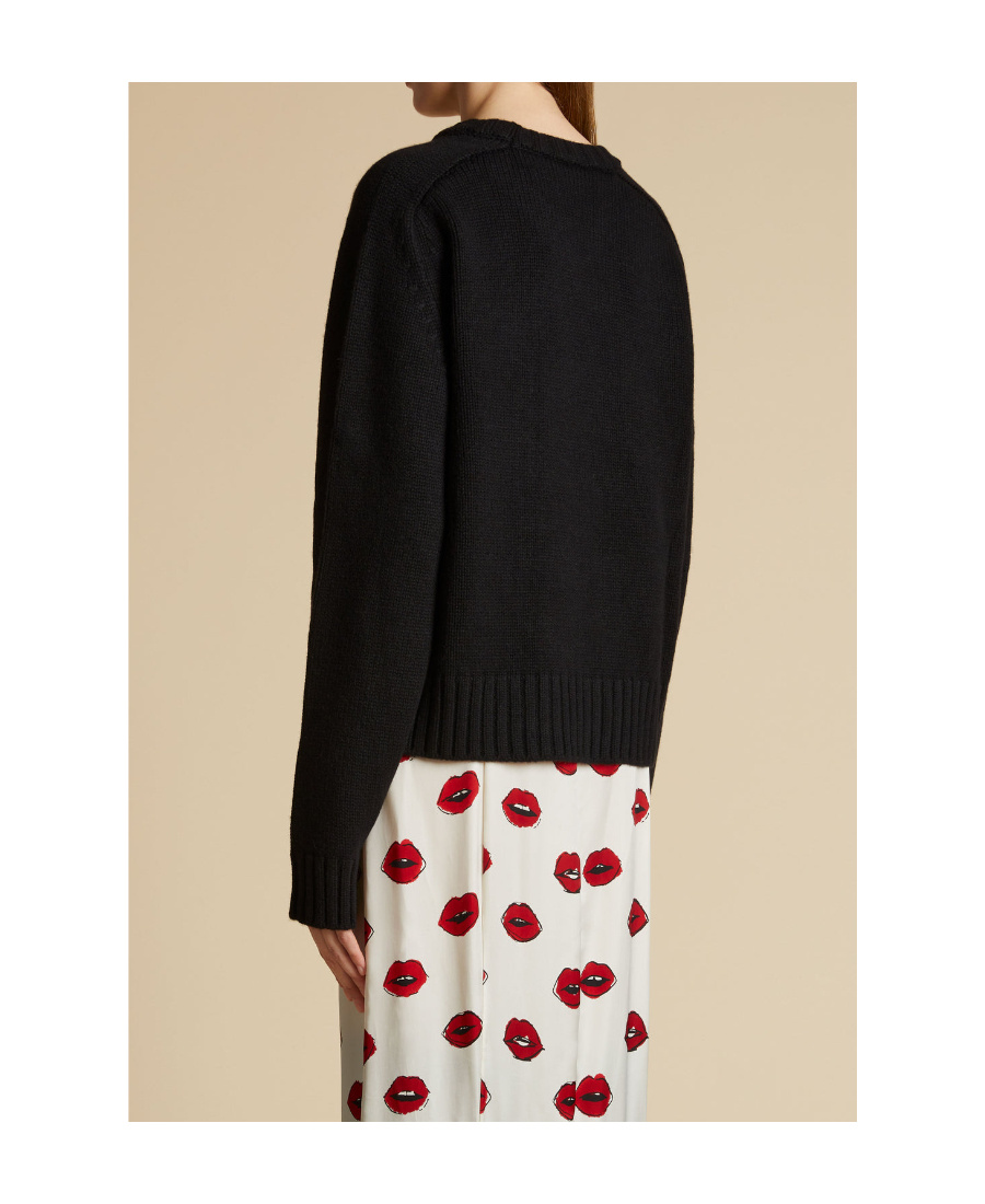 Khaite Mae Sweater In Black
