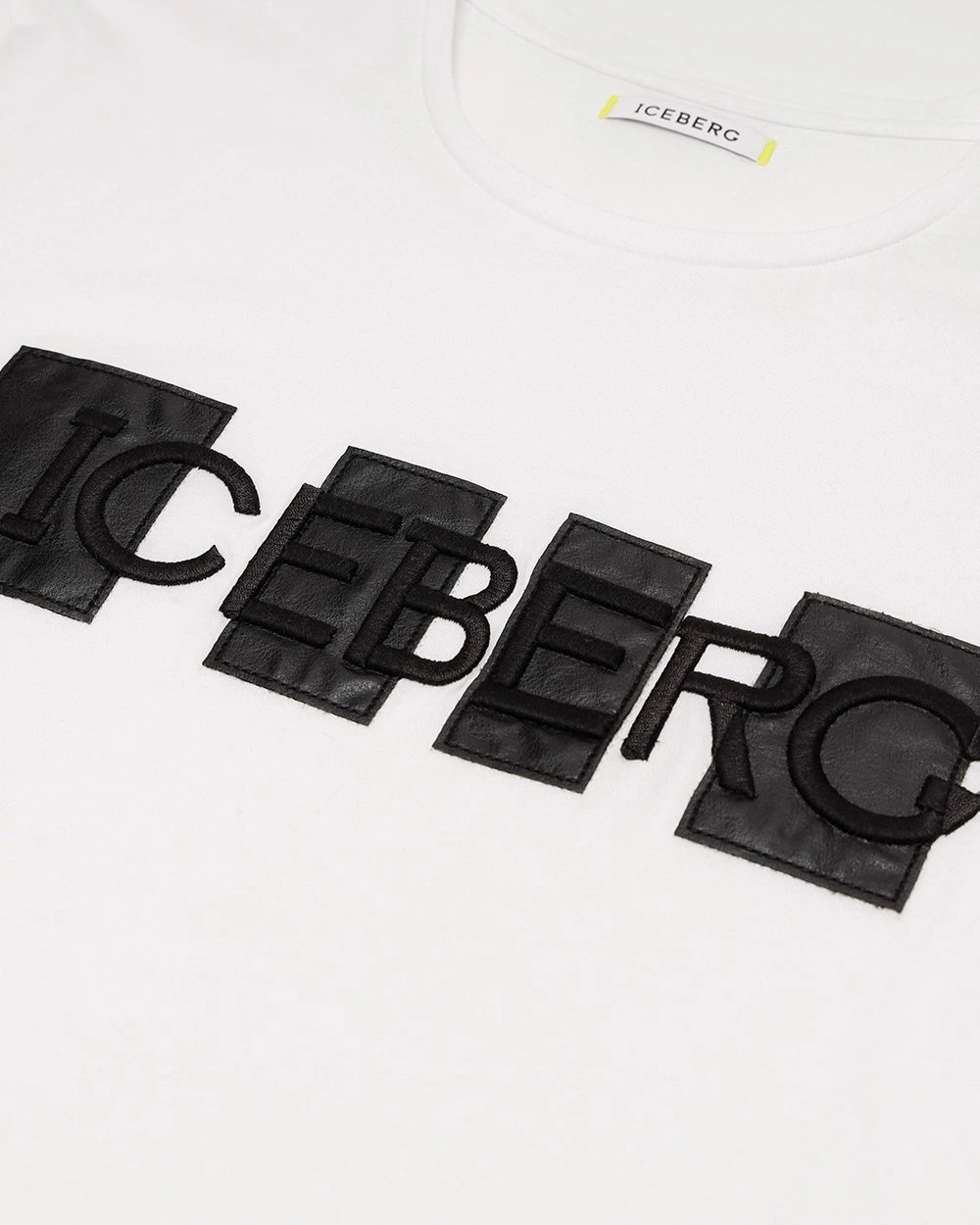 ICEBERG ROUND COLLAR LOGO T-SHIRT