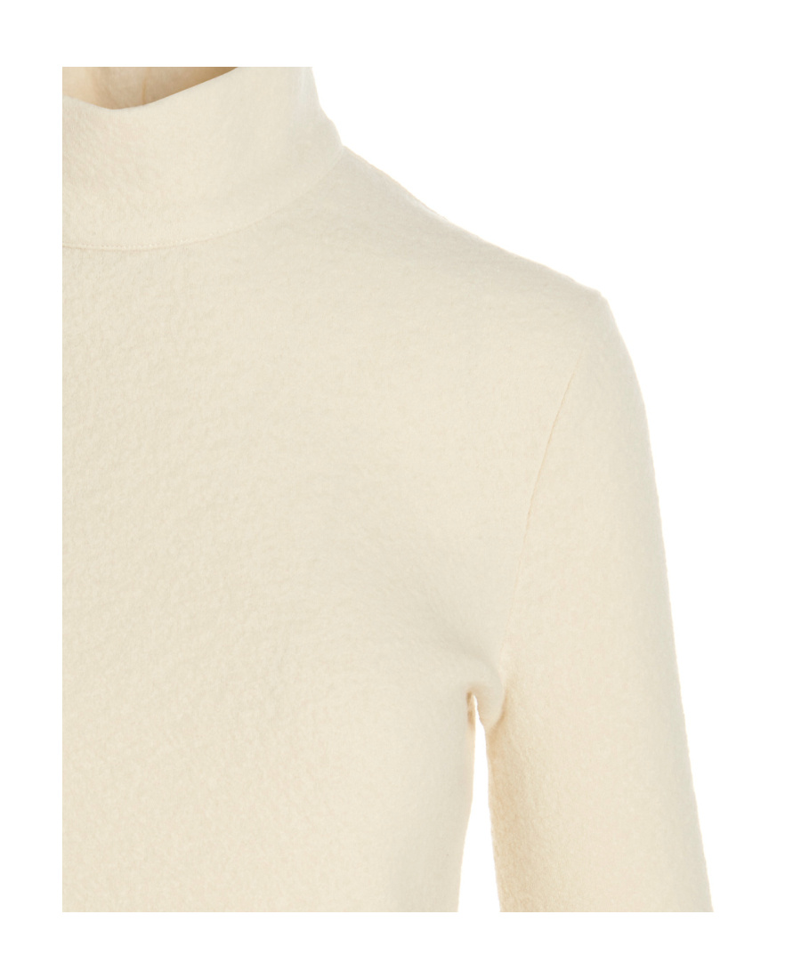 Jil Sander High-neck Keyhole Jumper In Nude