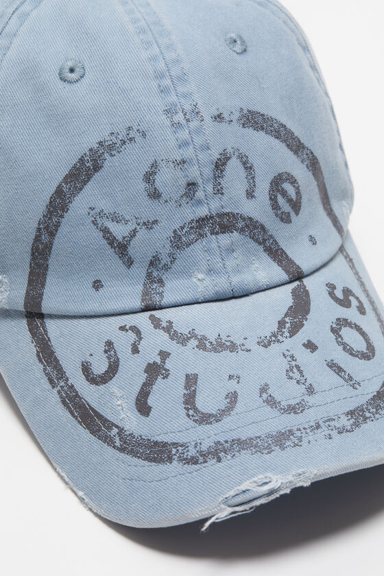 ACNE STUDIOS LOGO PRINTED BASEBALL CAP 