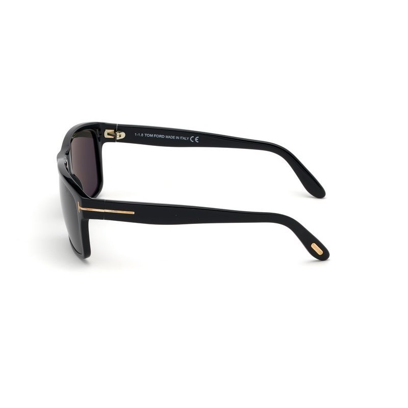Tom Ford Logo Sunglasses In Black