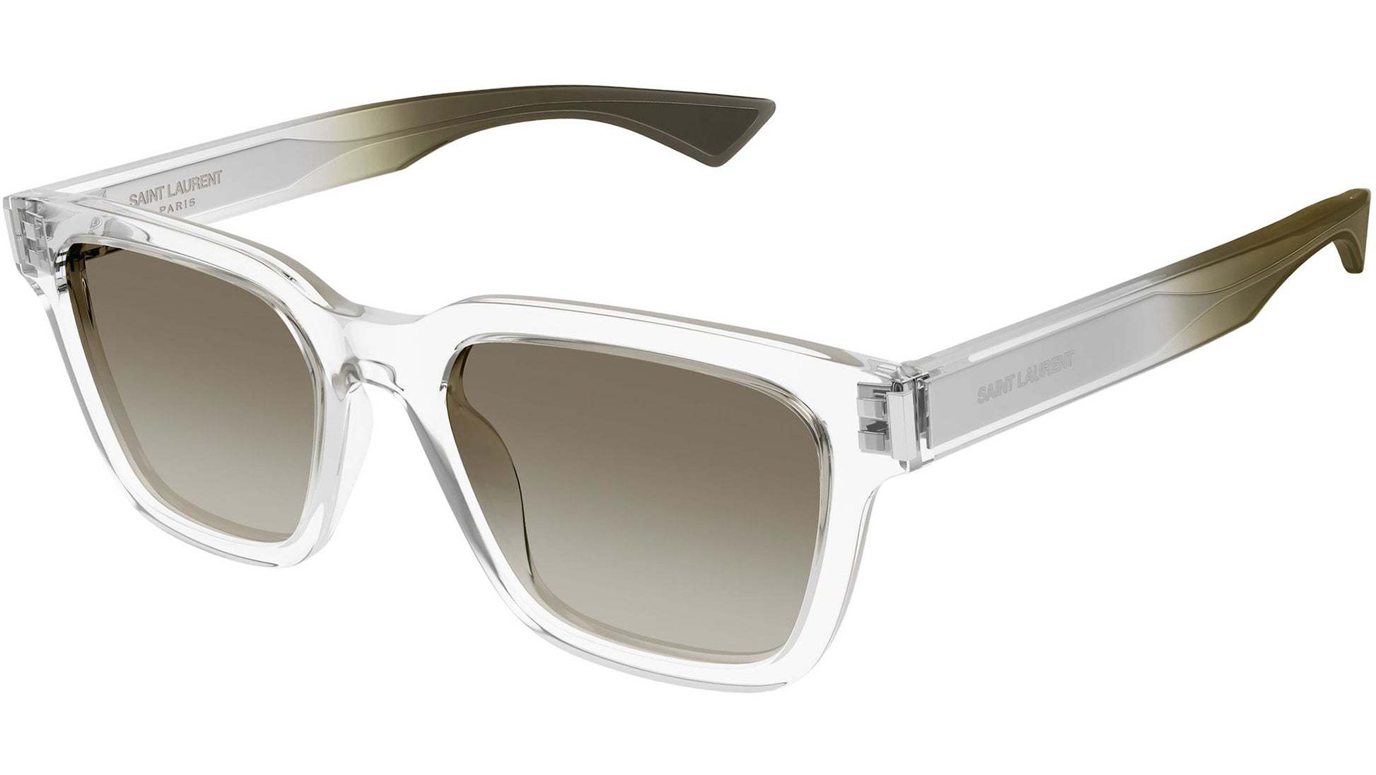 Saint Laurent Sl 790 Square-frame Sunglasses In Metallic