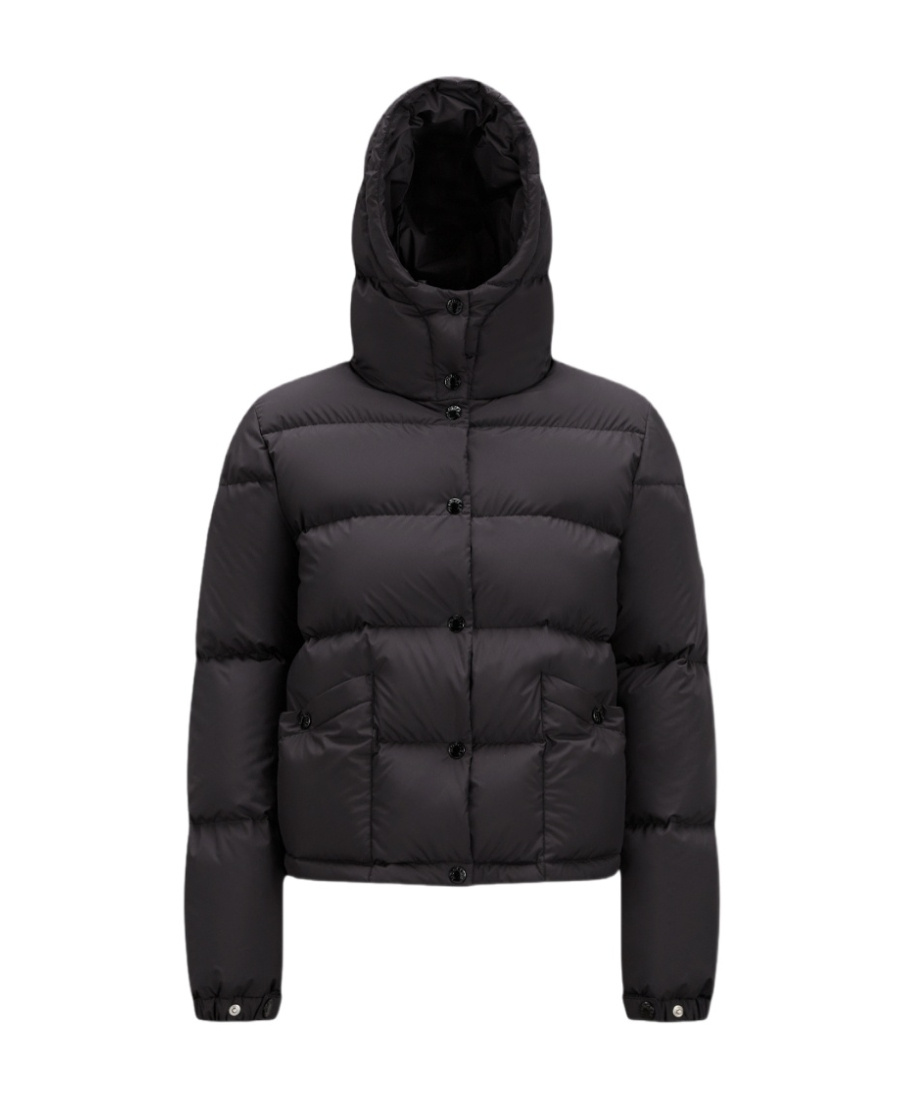 MONCLER MONCLER EBRE LOGO EMBROIDERED BUTTON-UP JACKET