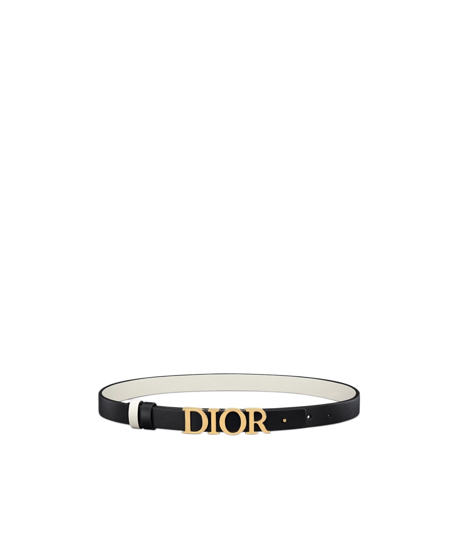 Dior Reversible D-dream Belt In Black