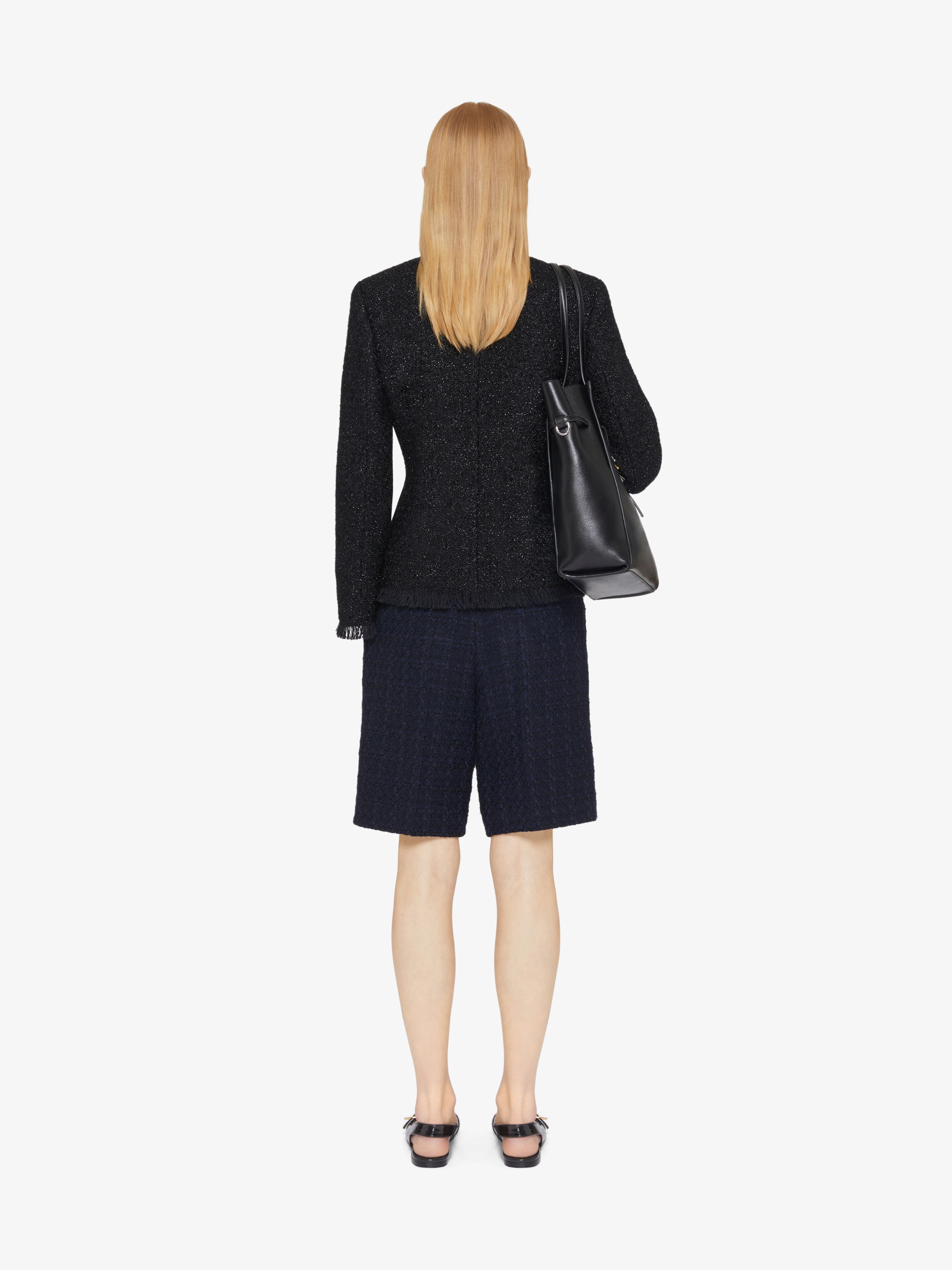 Givenchy Veste En Tweed Et Lurex In Black