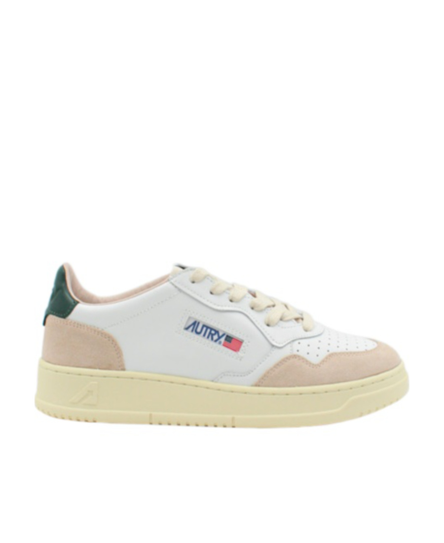 Autry Leather Medalist Low Sneakers In White