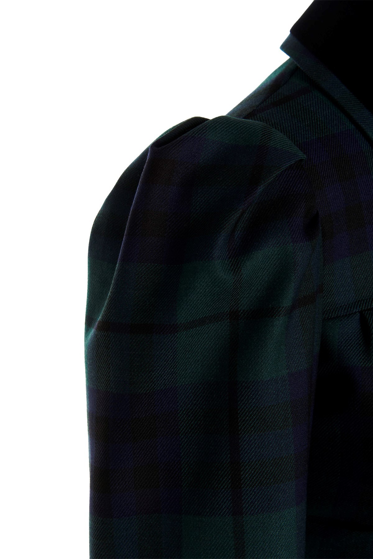 Alessandra Rich Wool Tartan-check Mini Dress In Black