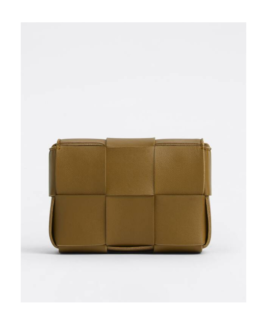 Bottega Veneta Intrecciato Leather Mini Bag In Brown