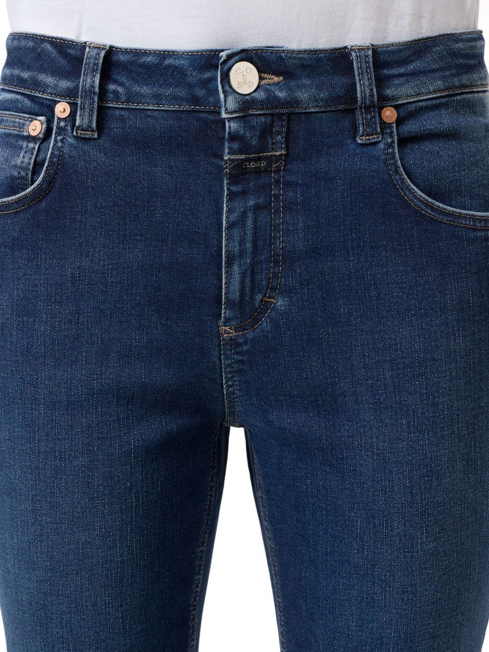 Closed Faded Bell-bottom Jeans In Blue