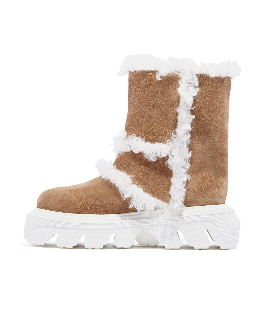 Casadei Dolomiti Marica Suede Boots In White