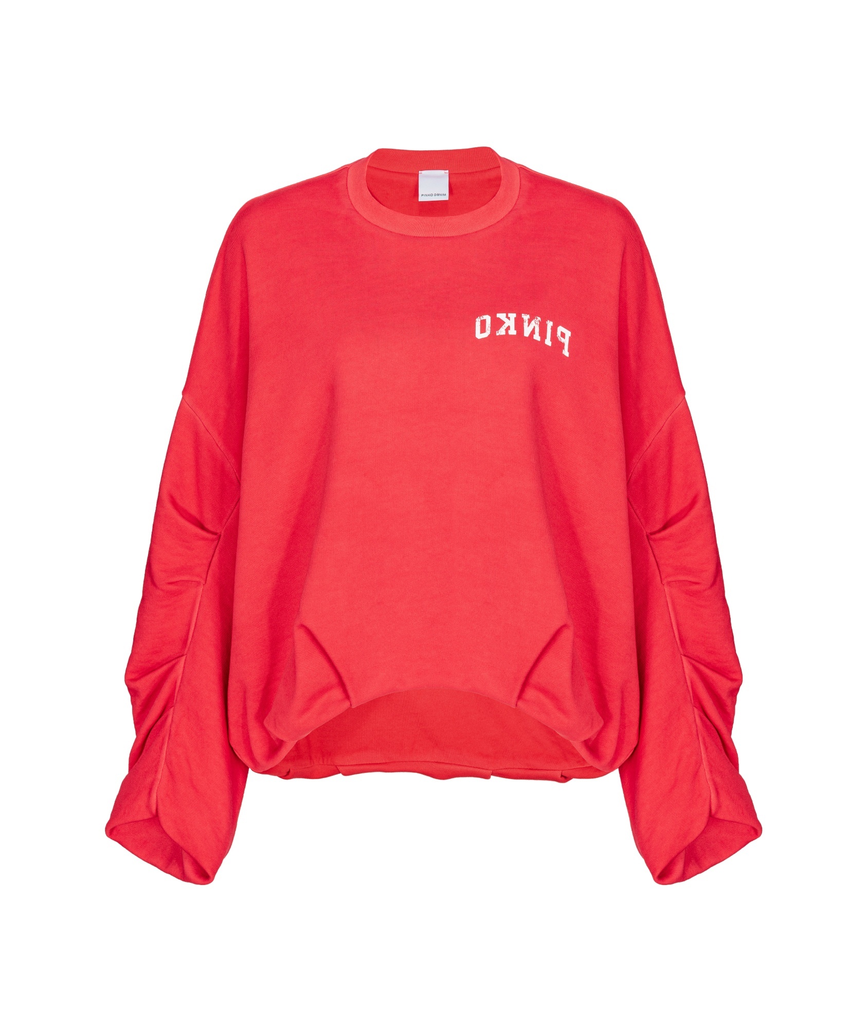 Pinko Logo-print Sweatshirt In Red