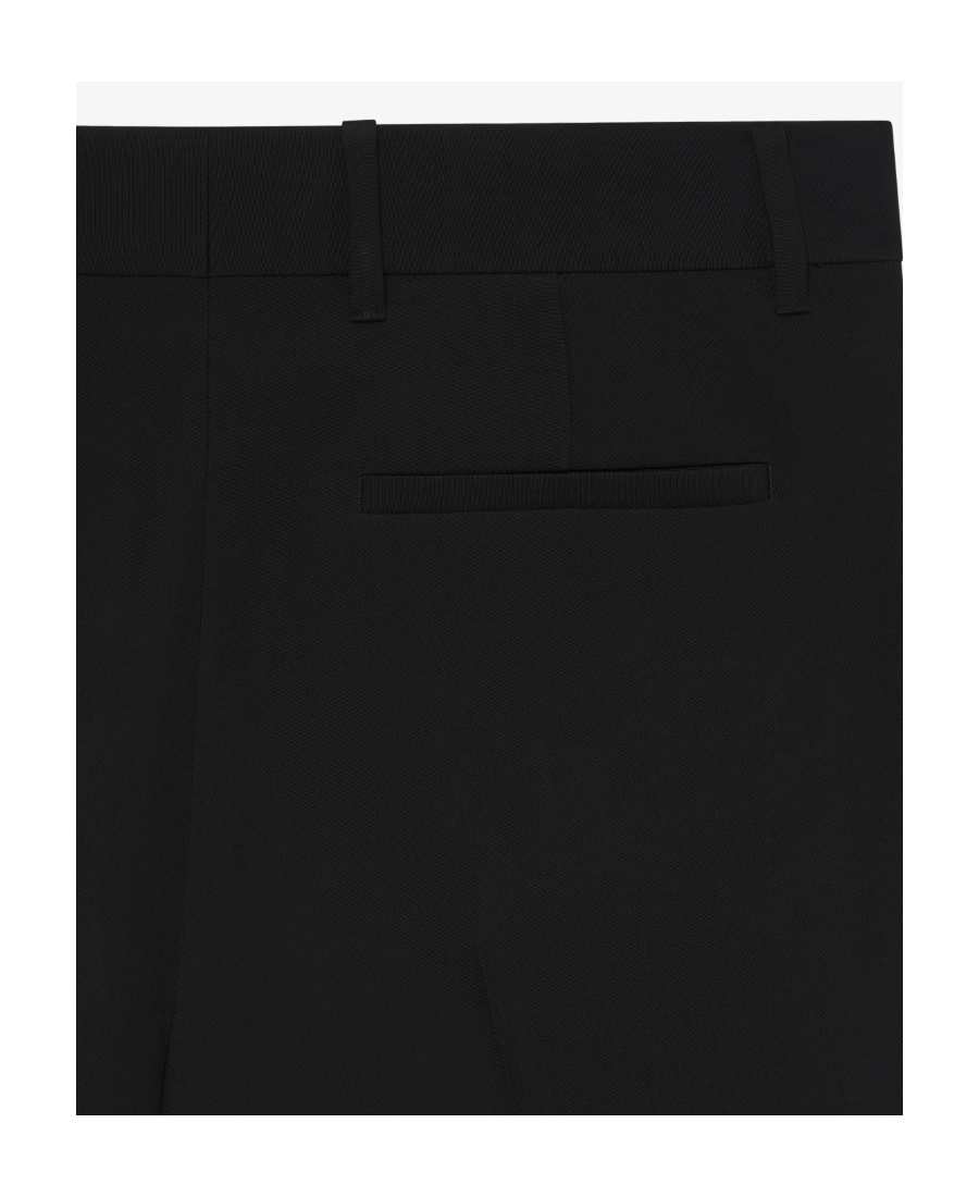 Givenchy Tailored Wool-mohair Blend Trousers In Black