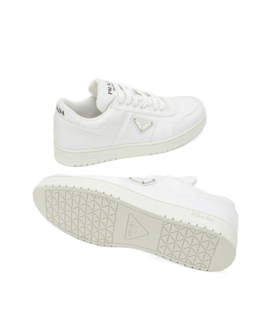 Prada Sneakers In Re-nylon Bianco Uomo In White