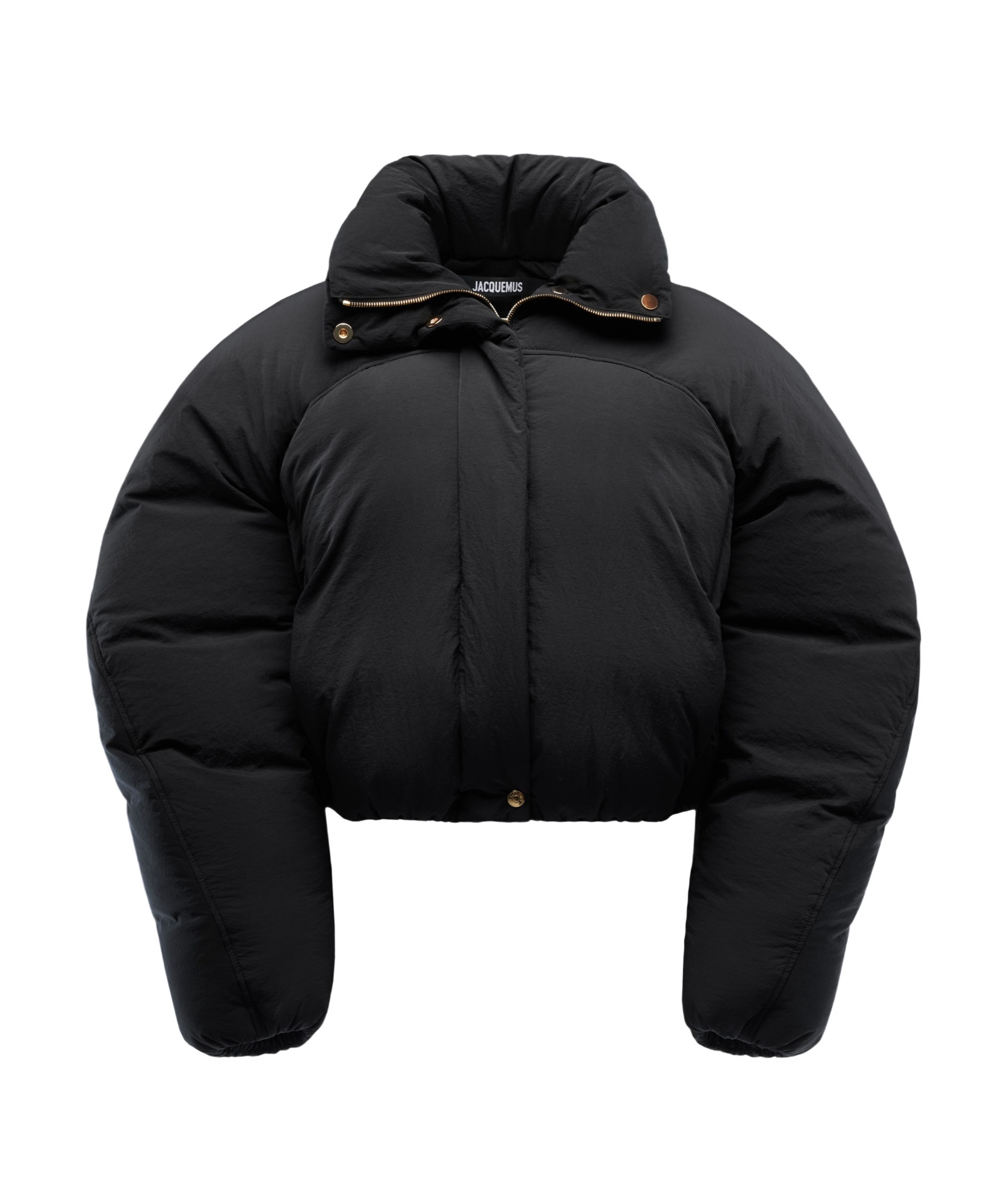 Shop Jacquemus Caraco Puffer Jacket In Black