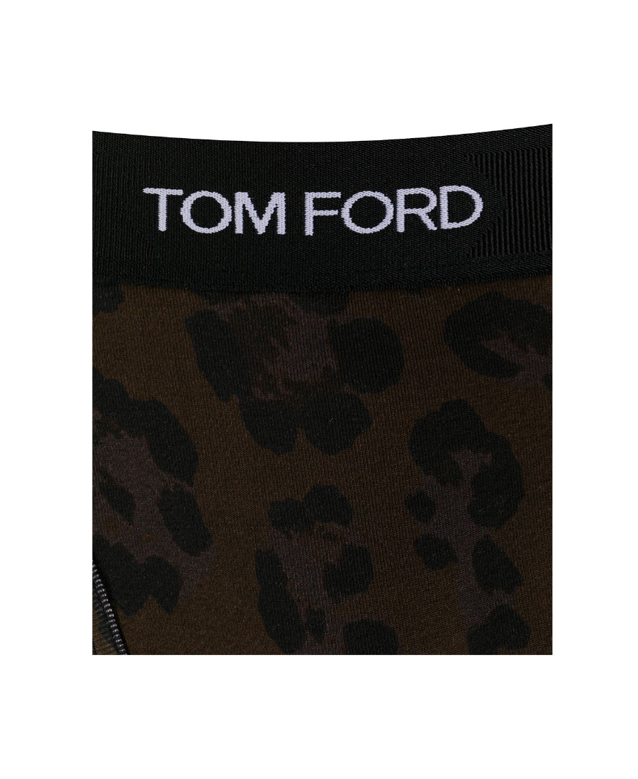 TOM FORD LEOPARD-PRINT BOXERS