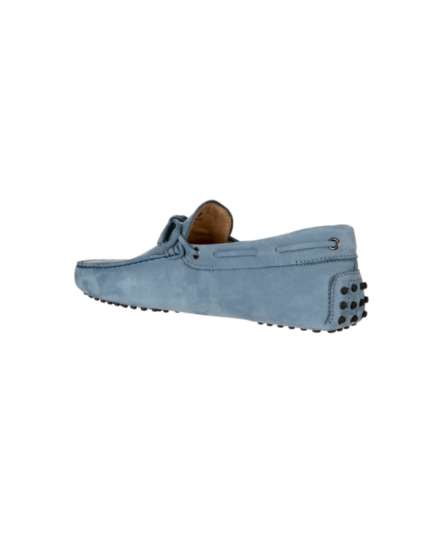 Tod's Gommino Suede Loafers In Gray