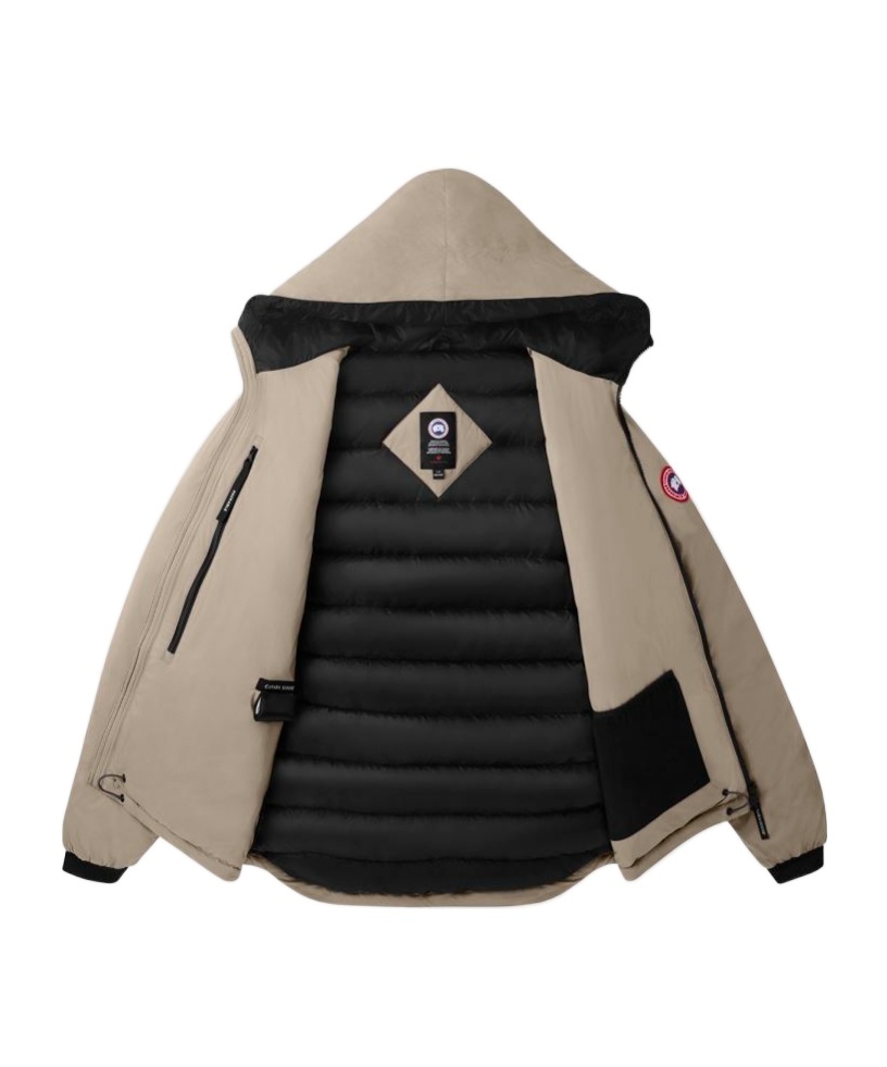 Canada Goose Long-sleeved Down Jacket In Nude