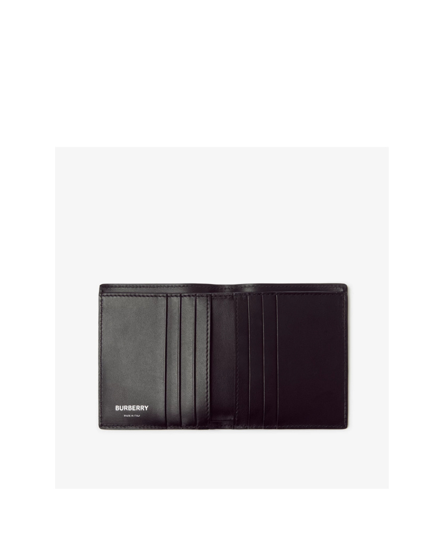 Burberry Check-print Bifold Wallet In Nude