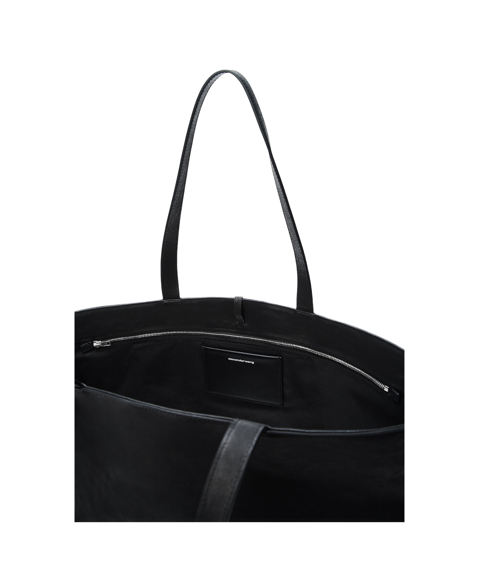 Alexander Wang Embossed-logo Tote Bag In Black