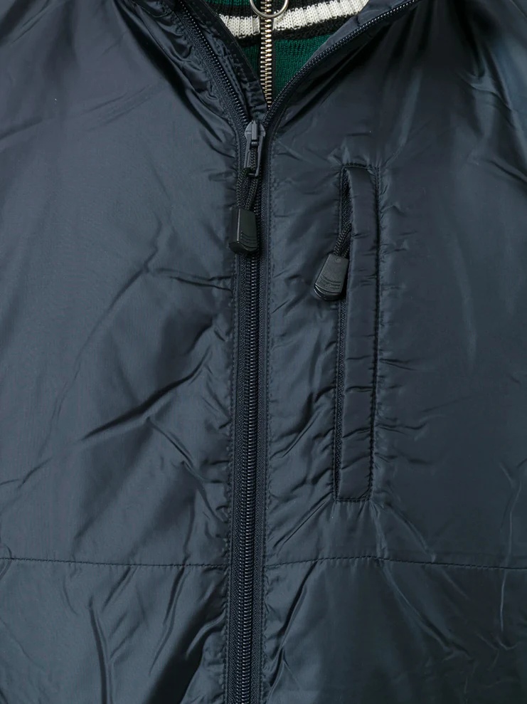 Aspesi High-necked Padded Vest In Black