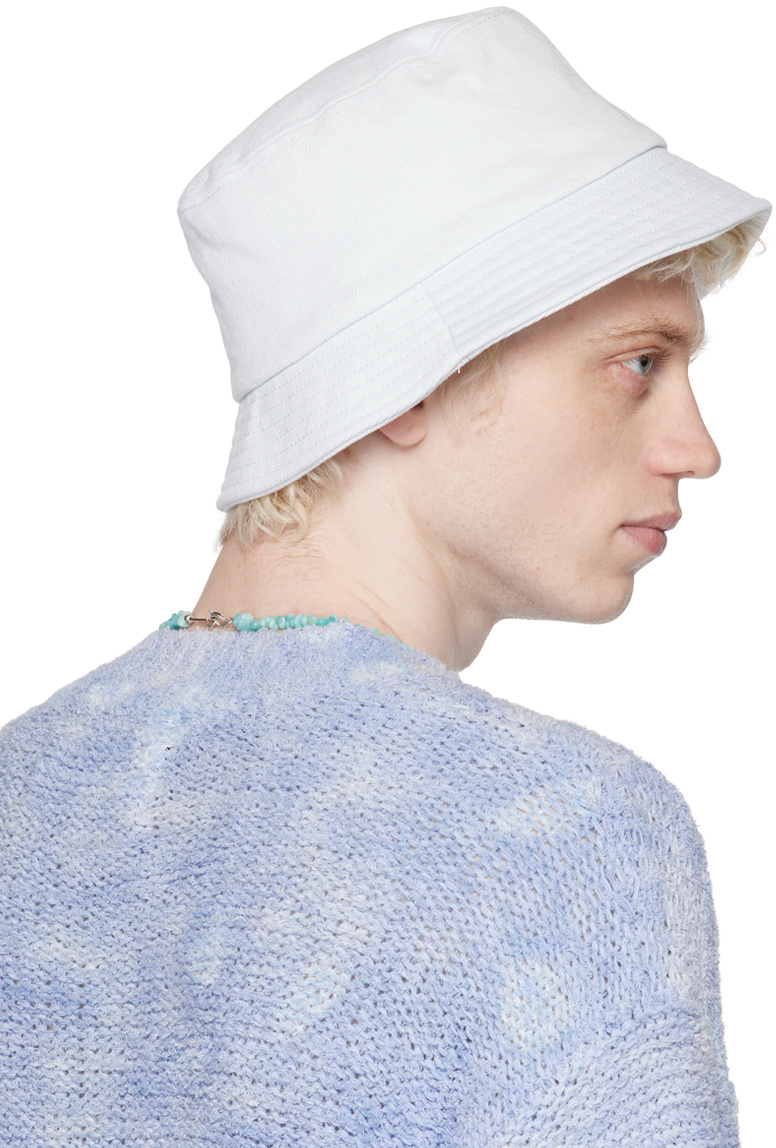 Isabel Marant Logo-embroidered Bucket Hat In Purple