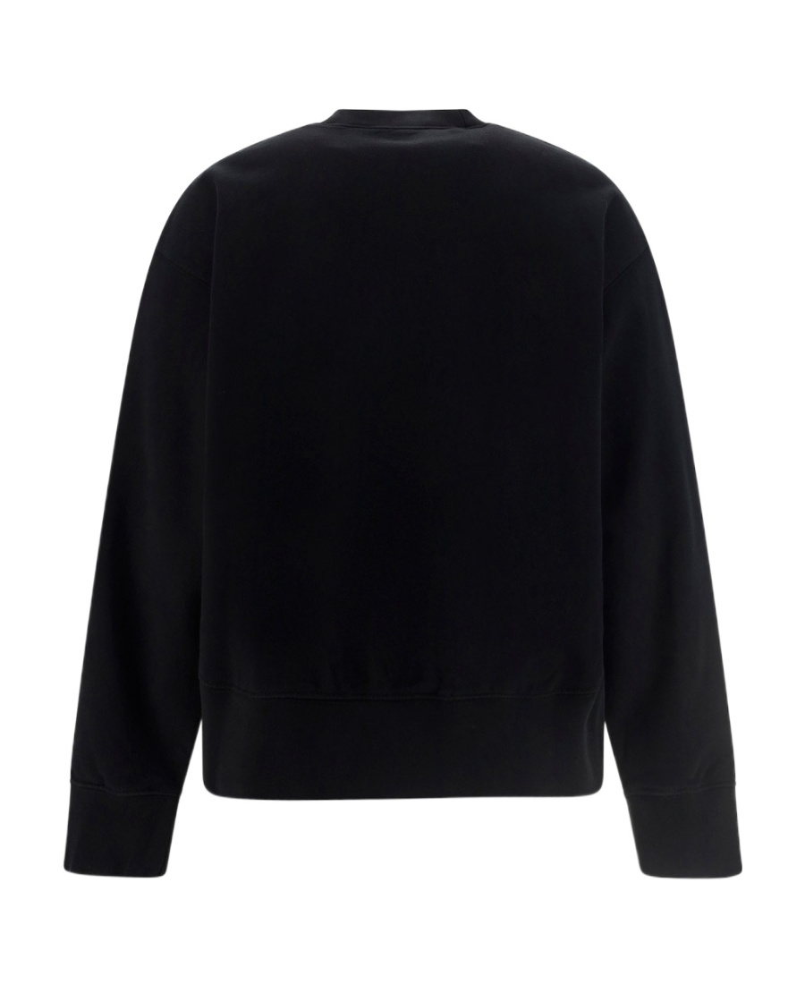 Palm Angels Star Sprayed-print Sweatshirt In Black