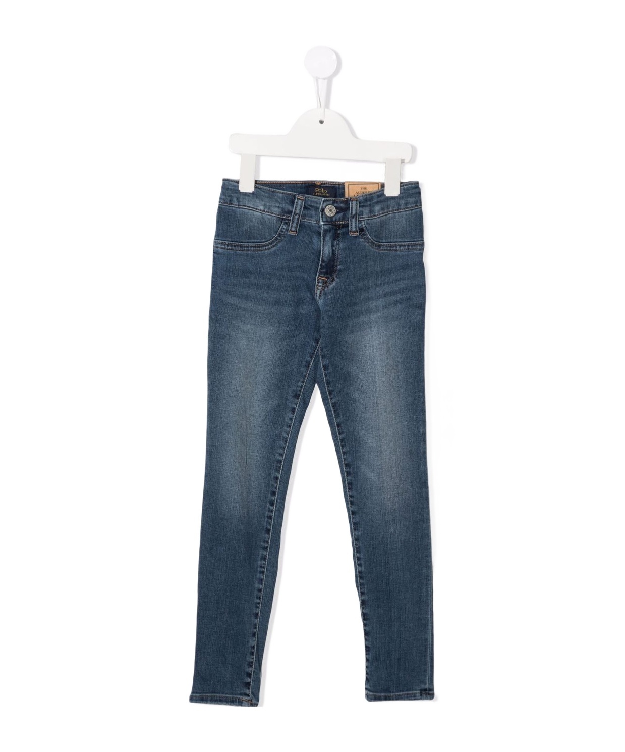 Polo Ralph Lauren Mid-rise Skinny Jeans In Blue