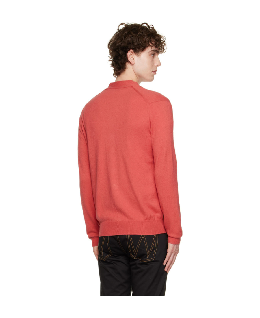 Vivienne Westwood Cardigan With Orb Embroidery In Red
