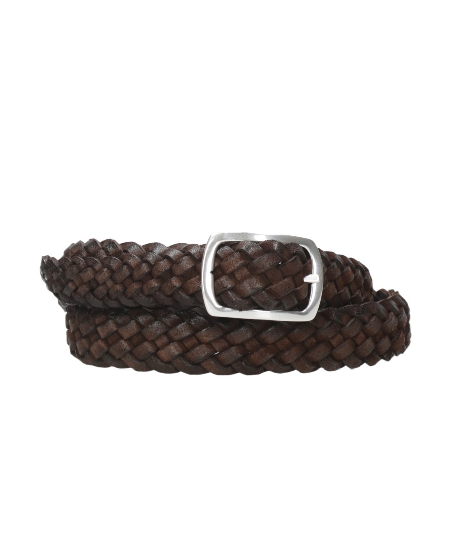 Orciani Braided Belt In Black