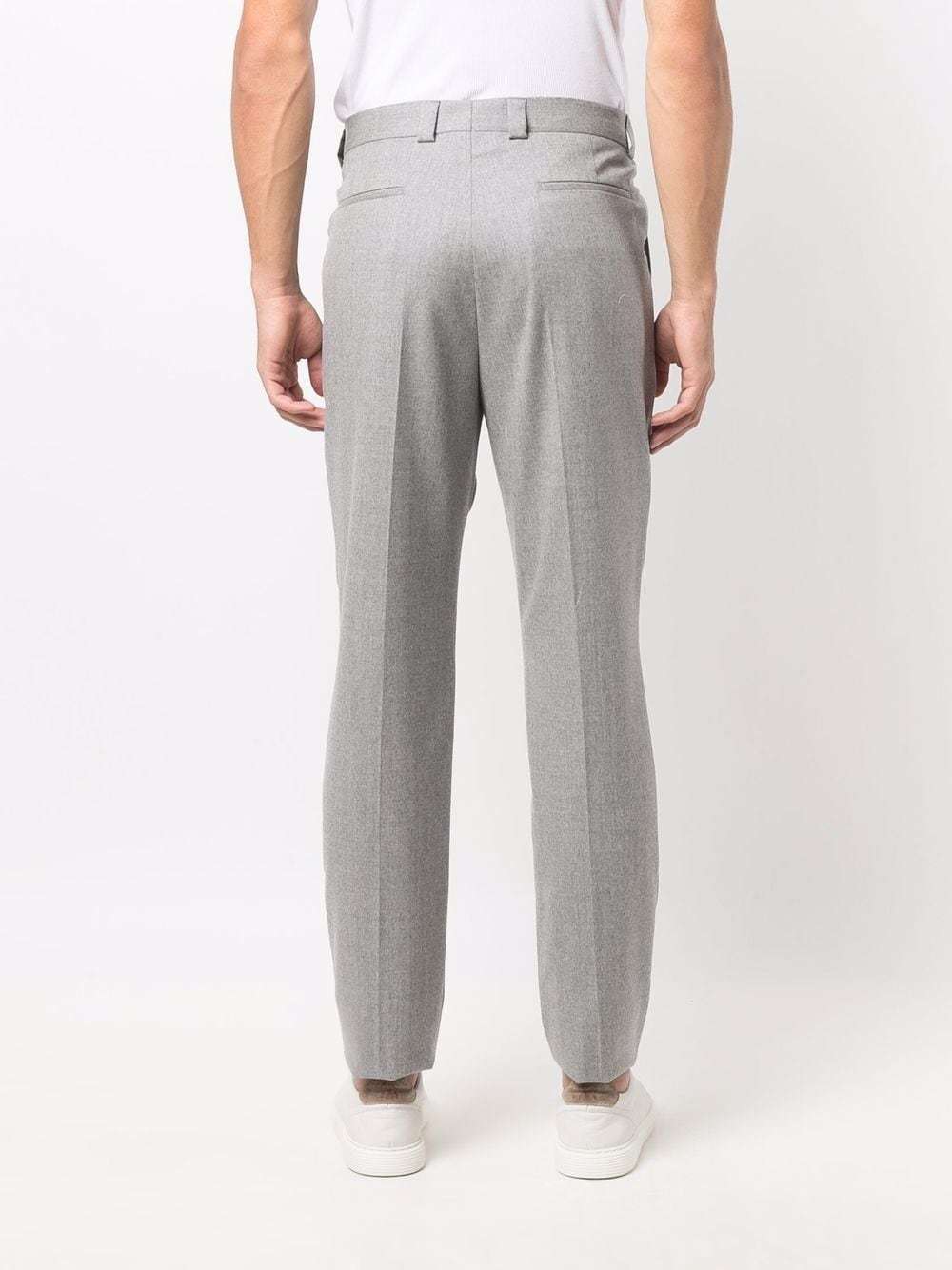 Brunello Cucinelli Pleat-detail Tailored Trousers In Gray