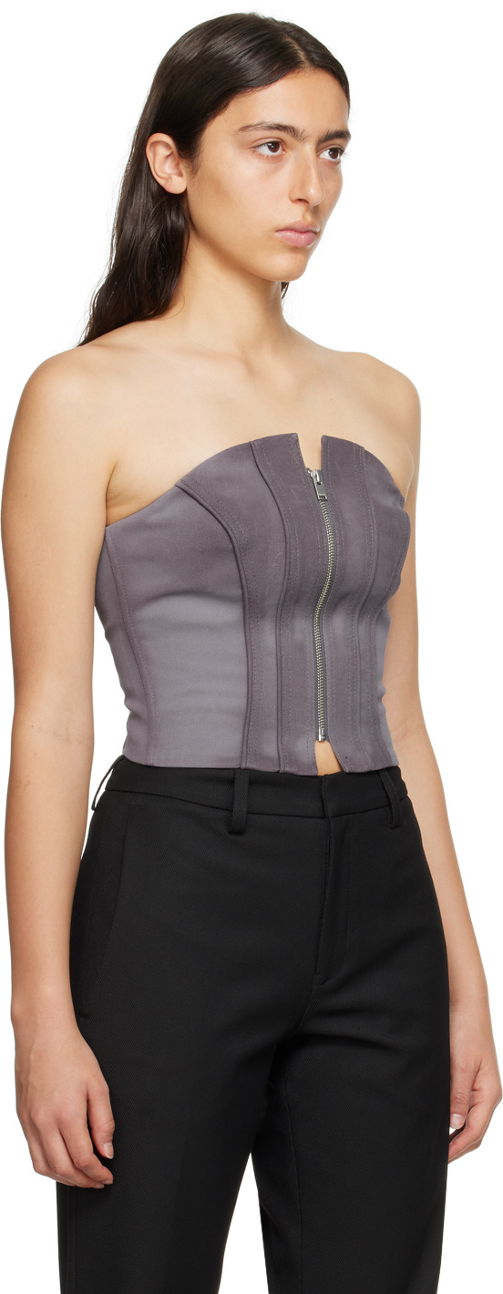 Misbhv Harley Heat Reactive Corset Top In Nude