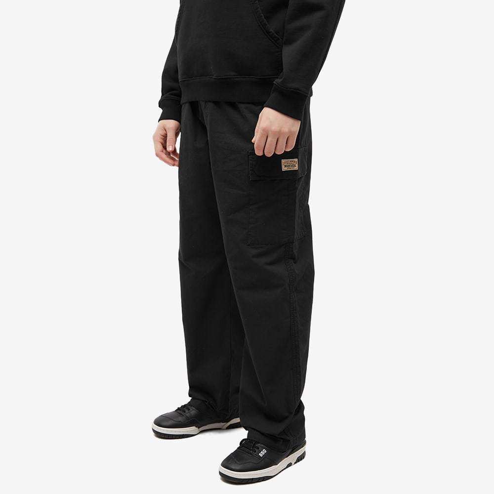 Stussy Logo Beach Casual Pants In Black