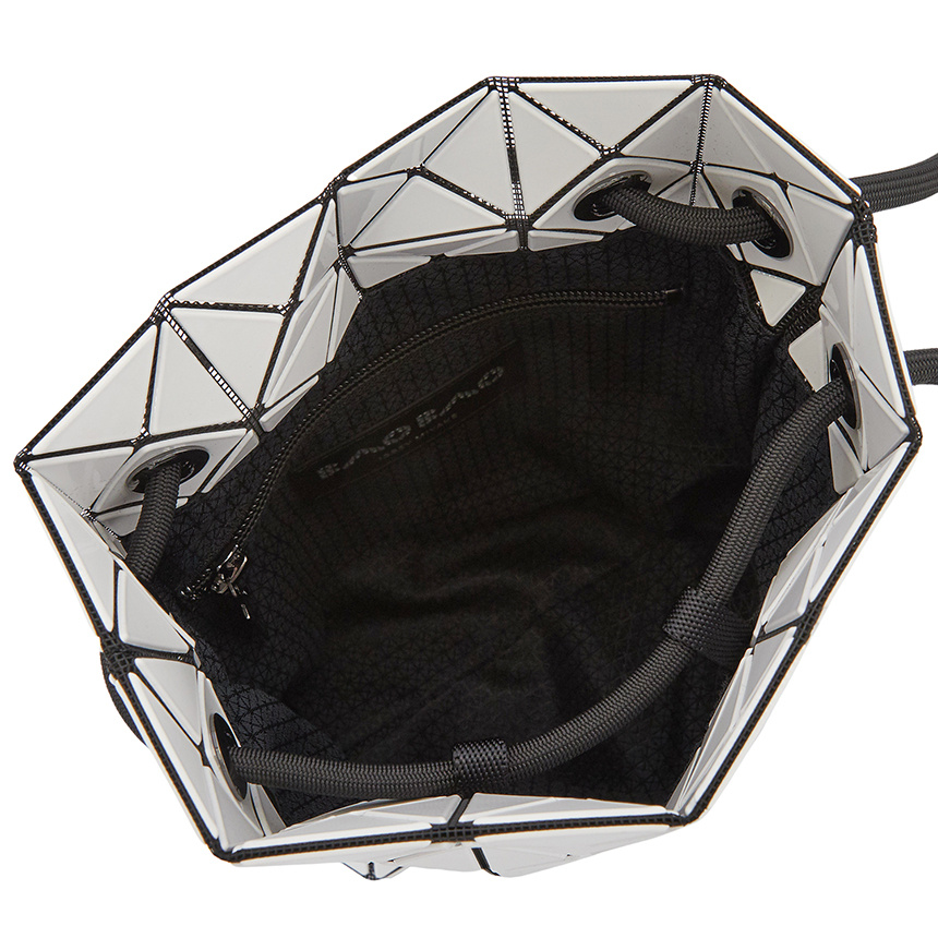 Bao Bao Issey Miyake Geometric Shoulder Bag In White