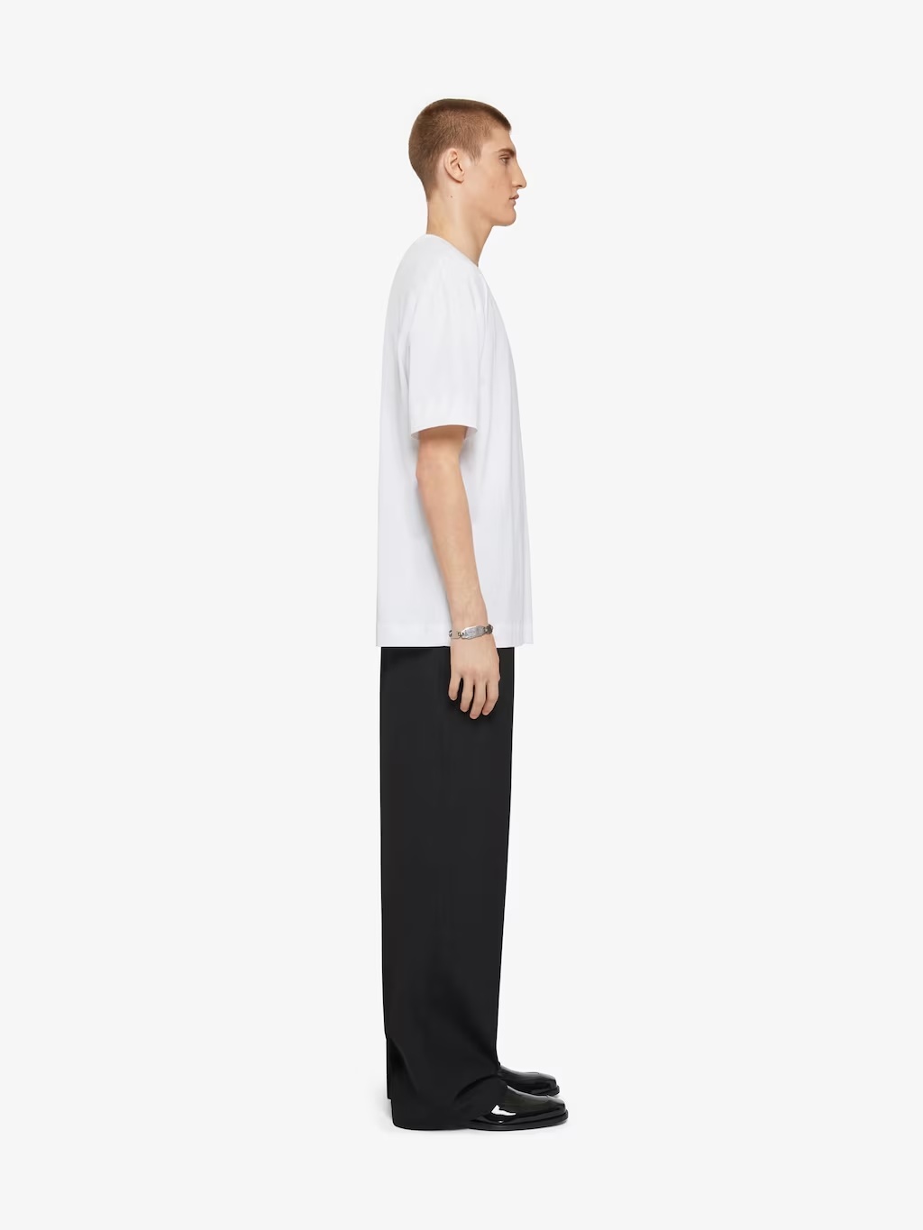 Givenchy Casual Short Sleeve Front Pocket Base In White