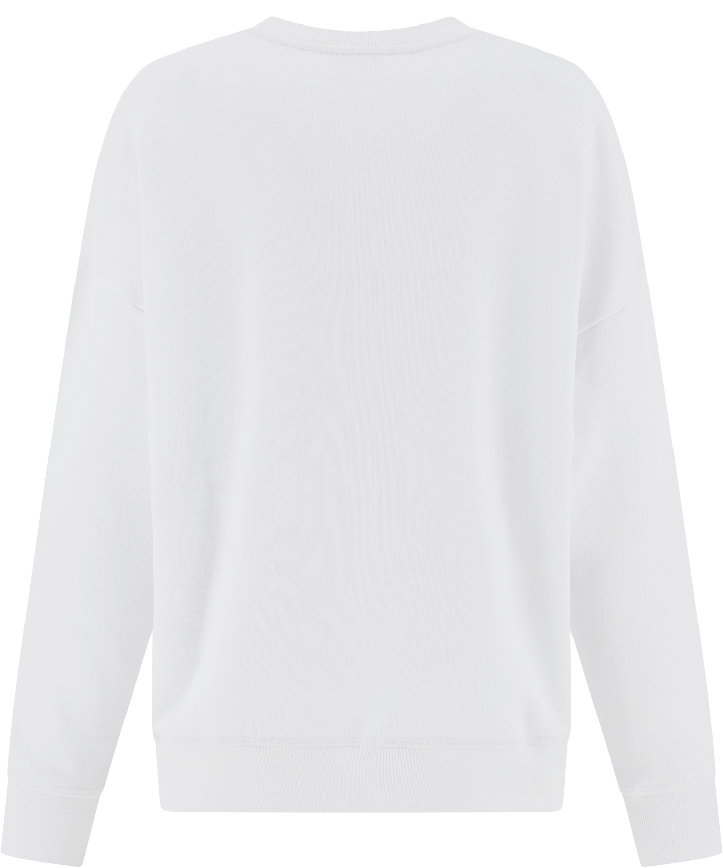Alexander Mcqueen Logo-print Crew-neck Sweatshirt In White