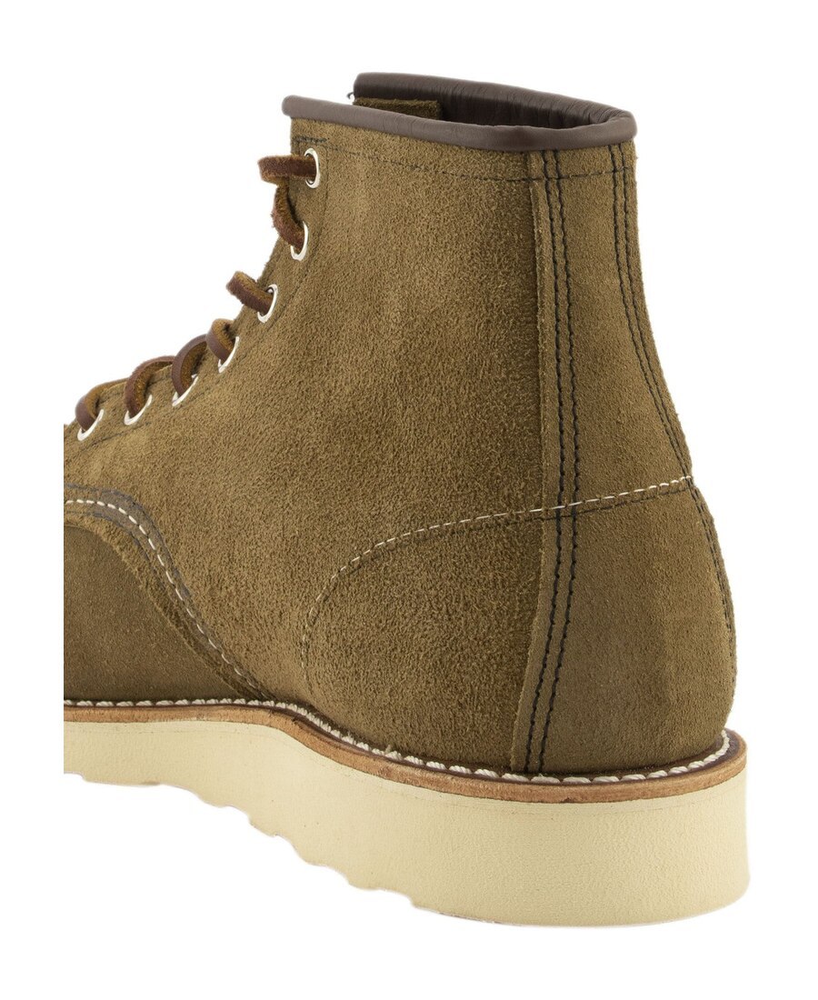 Red Wing Shoes Classic Moc Ankle Boots In Green