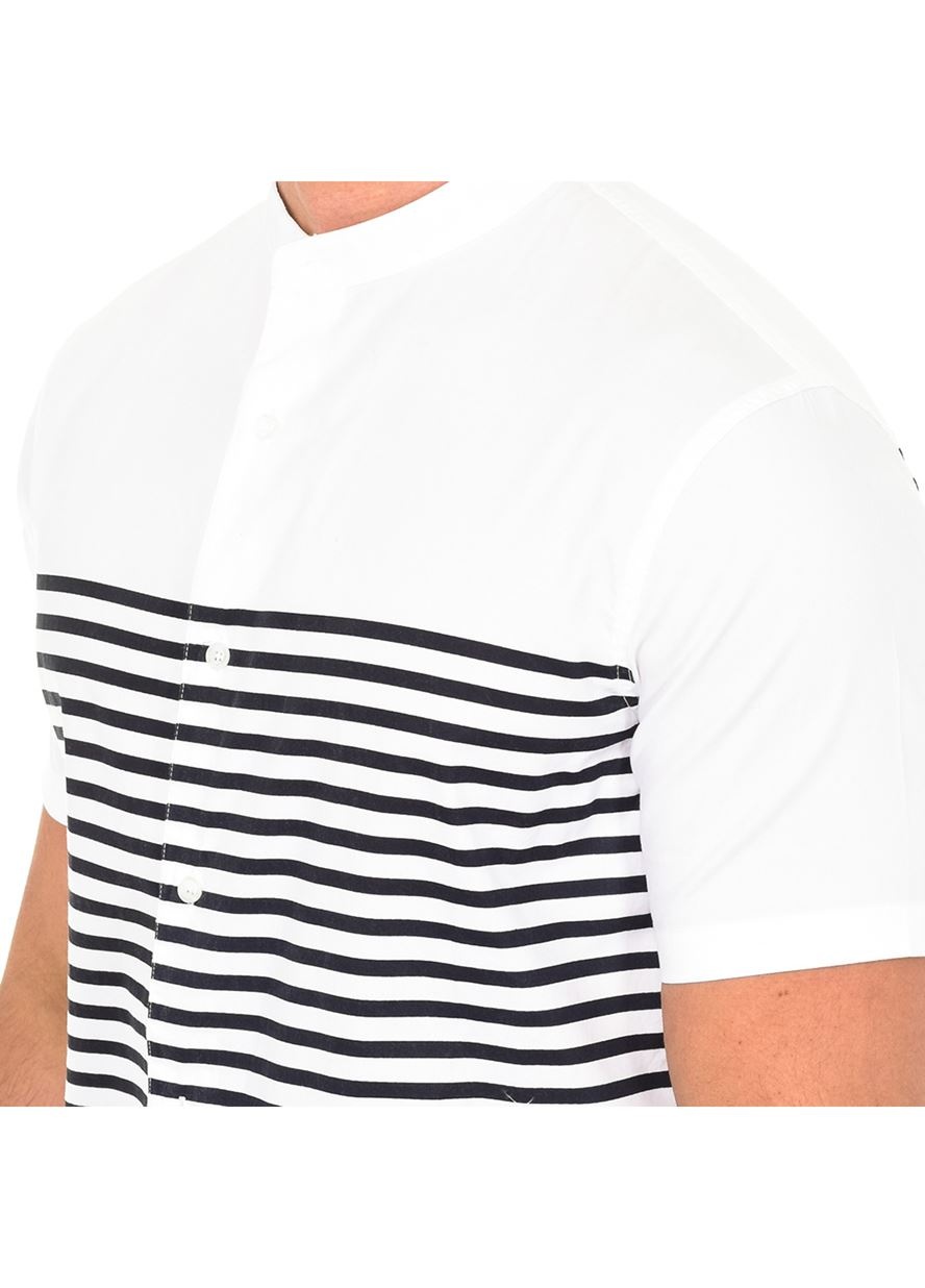 ARMANI JEANS STRIPED DETAIL SHIRT