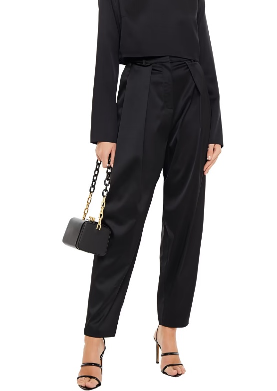 Magda Butrym Harwich Satin Trousers In Black