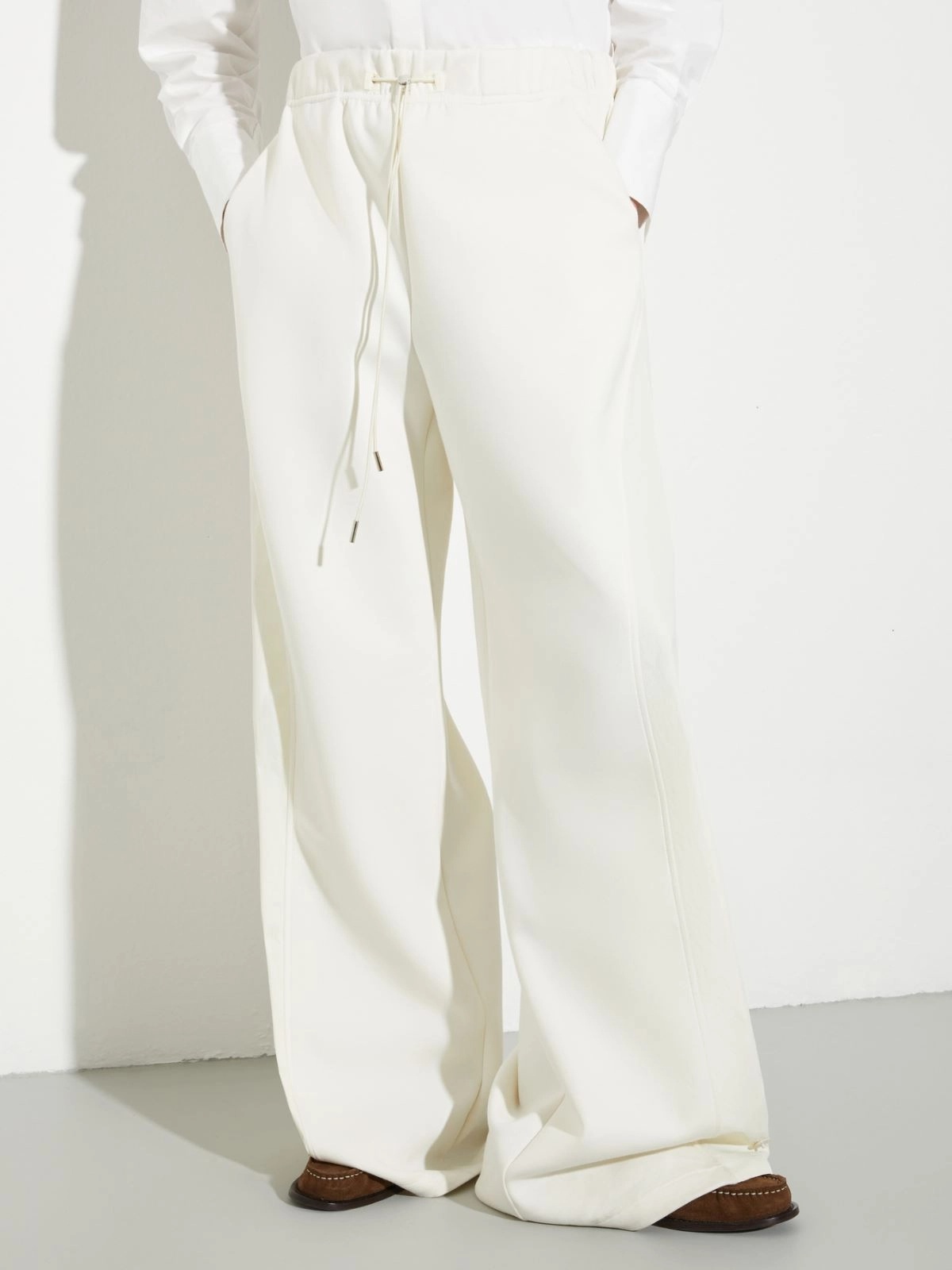 Maxco. Cotton-blend And Nylon Joggers In White