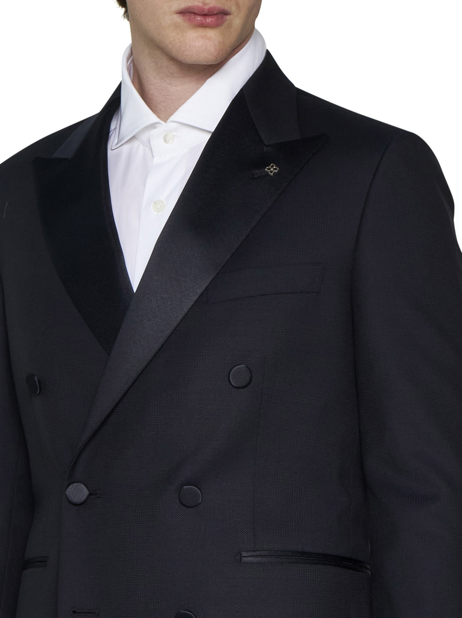 Tagliatore Single-breasted Suit In Black