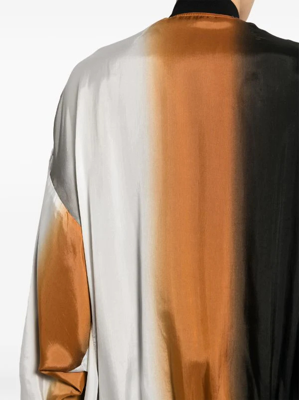 Rick Owens Long-sleeved Zipper Casual Jacket In Black
