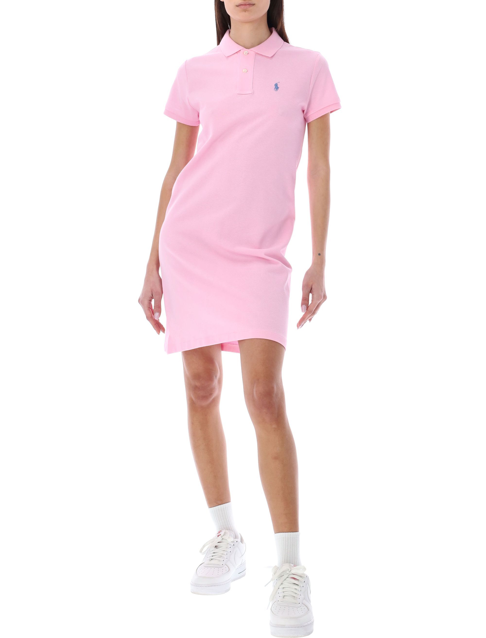 Shop Polo Ralph Lauren Polo Pony T-shirt Dress In Pink