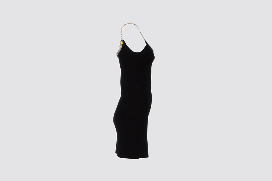 Rabanne Crystal-embellished Sleeveless Minidress In Black