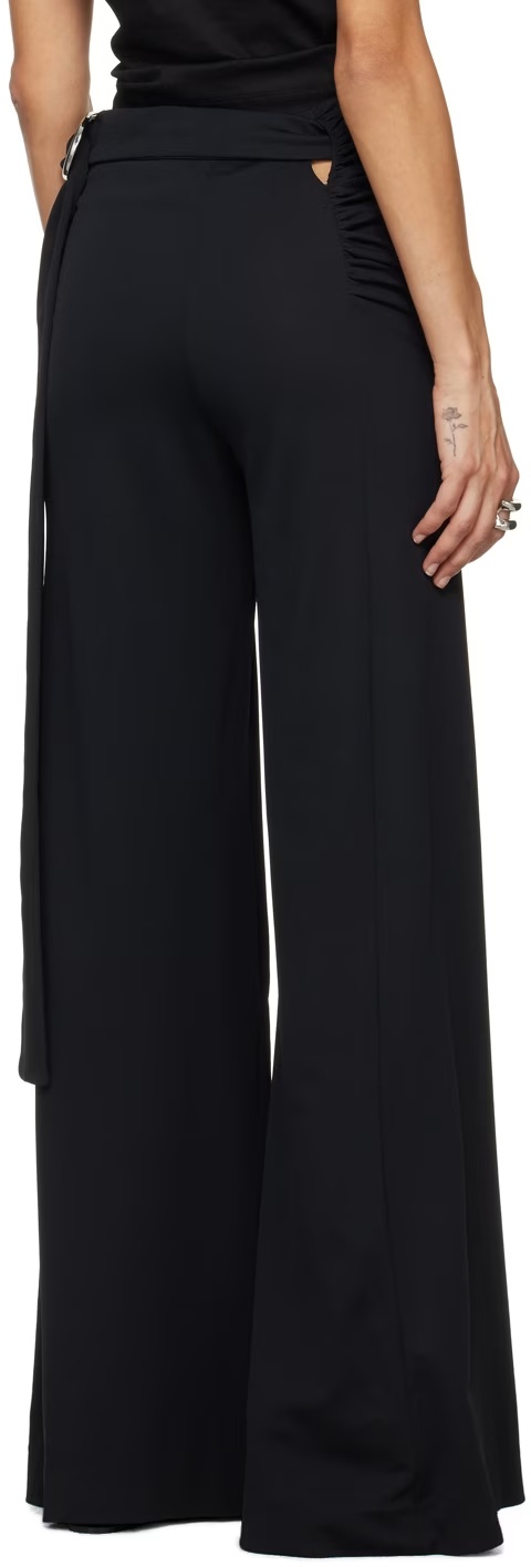 Rabanne Paco  Trousers In Black