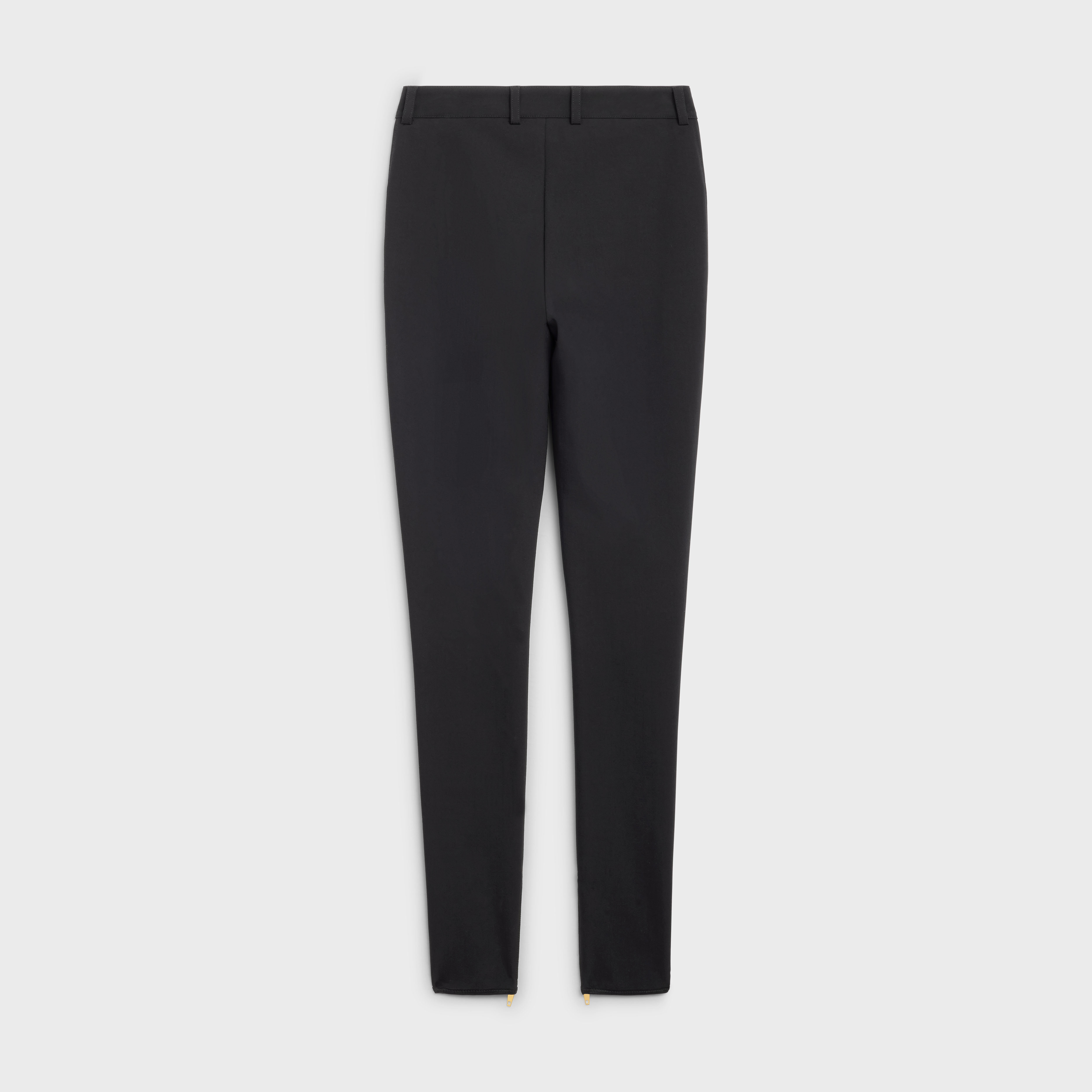 Celine Riding Pants In Compact Wool In Black