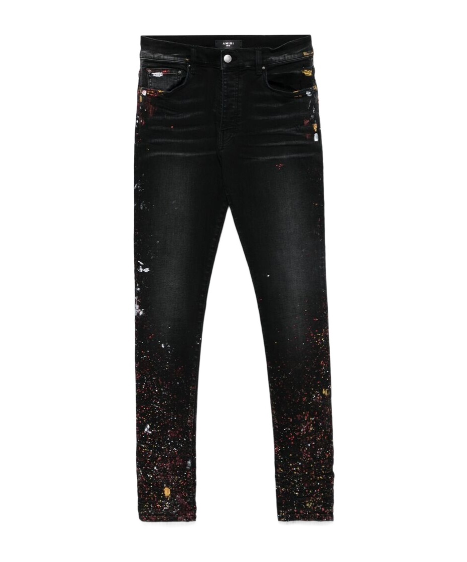 Amiri Painter Skinny Jeans In Black