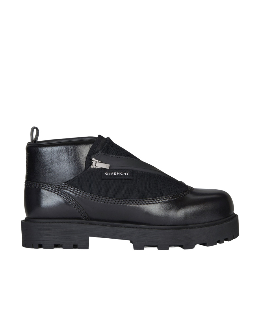Givenchy Workboot Mid-tech In Black